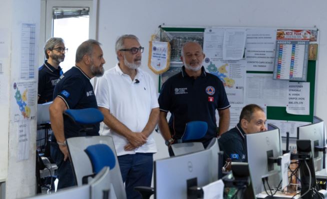 Ferragosto, Rocca visita la Sala operativa della Protezione civile / L’INTERVISTA