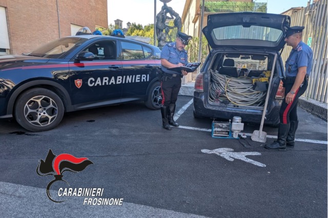 Sventato maxi-furto di rame, recuperata una tonnellata di cavi