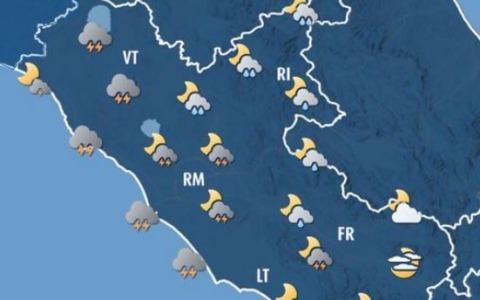 Maltempo, oggi allerta gialla a Latina e Frosinone