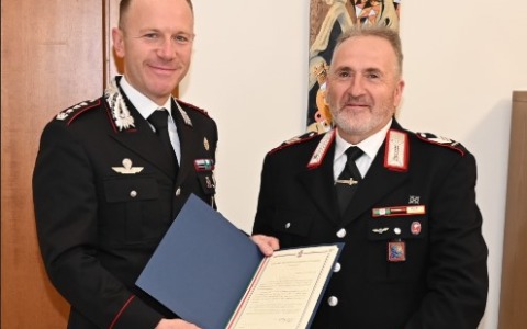 Carabinieri, il saluto al Brigadiere Capo Elio Rossignolo e l’Appuntato Scelto Q.S. Giuliano Miarelli