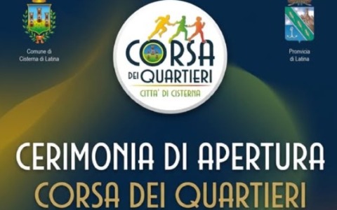 «Corsa dei Quartieri – Città di Cisterna», la presentazione