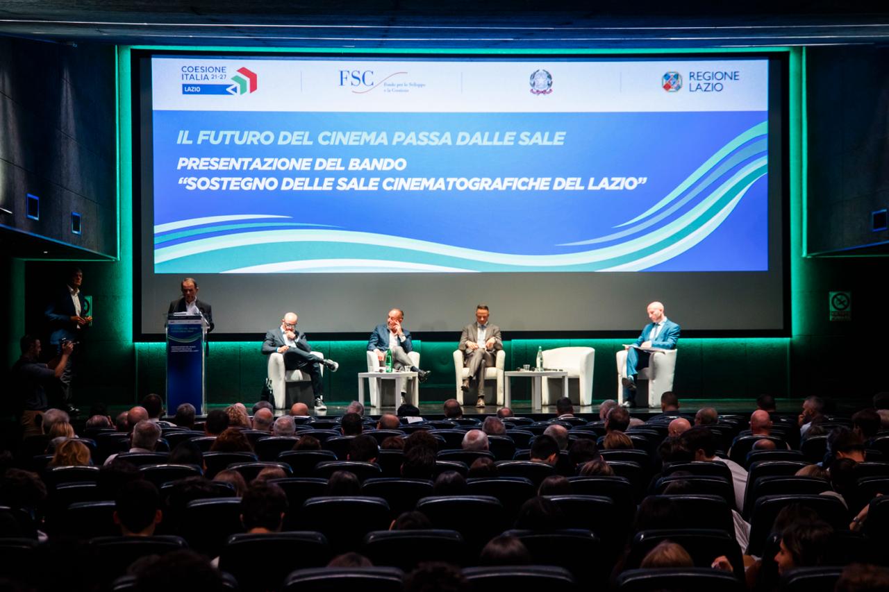 Oltre 4,1 milioni di euro per le sale cinematografiche e le arene del Lazio