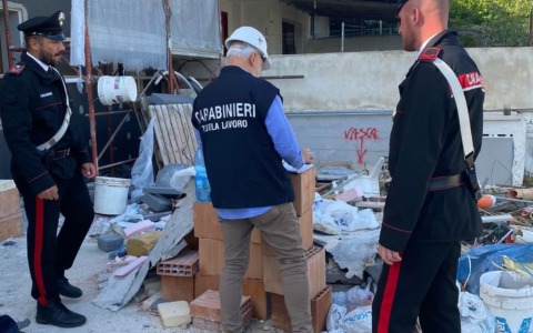 In cantiere trovati due lavoratori in nero e scarsa sicurezza