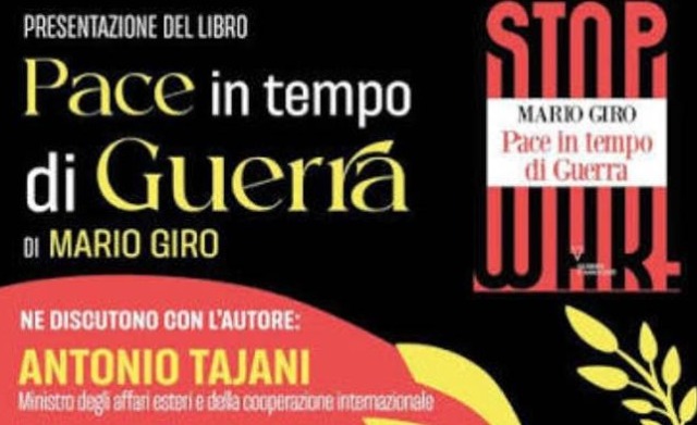 “Pace in tempo di Guerra”, il nuovo libro di Mario Giro