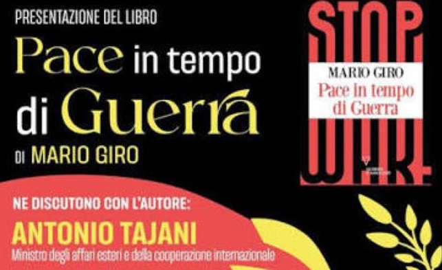 “Pace in tempo di Guerra”, il nuovo libro di Mario Giro