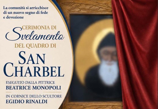 Venerdì 18 settembre sarà svelato il quadro raffigurante San Charbel