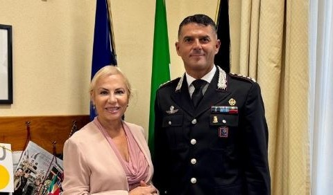 La sindaca Celentano ha incontrato il nuovo Comandante dei Carabinieri