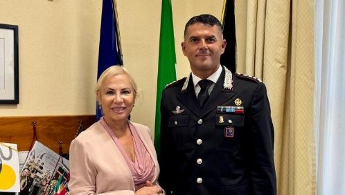 La sindaca Celentano ha incontrato il nuovo Comandante dei Carabinieri