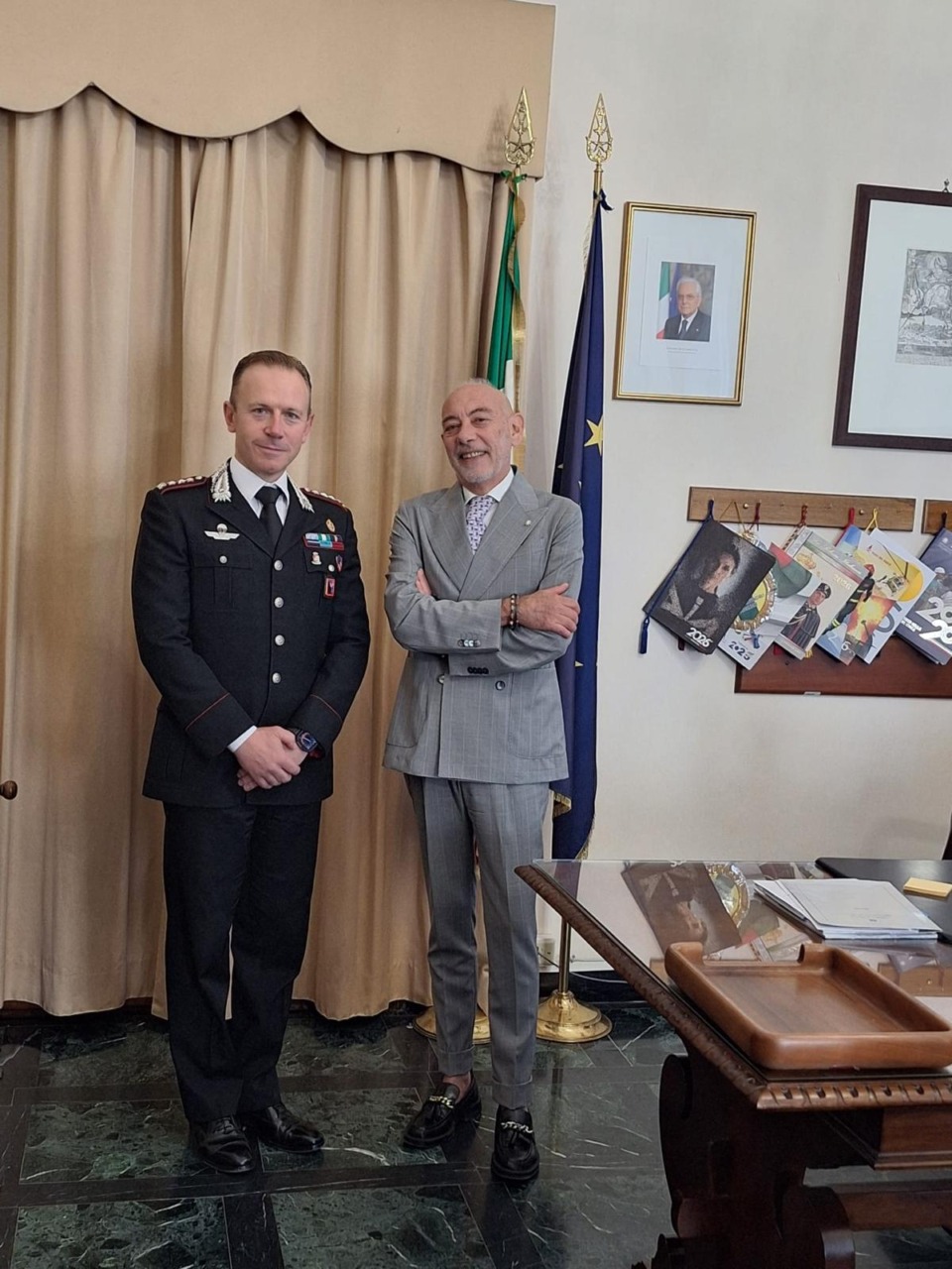 Il Prefetto riceve il Colonnello Zara