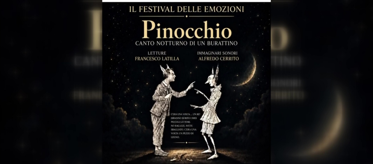 “Pinocchio, canto notturno di un burattino”, lo spettacolo dei fratelli Latilla