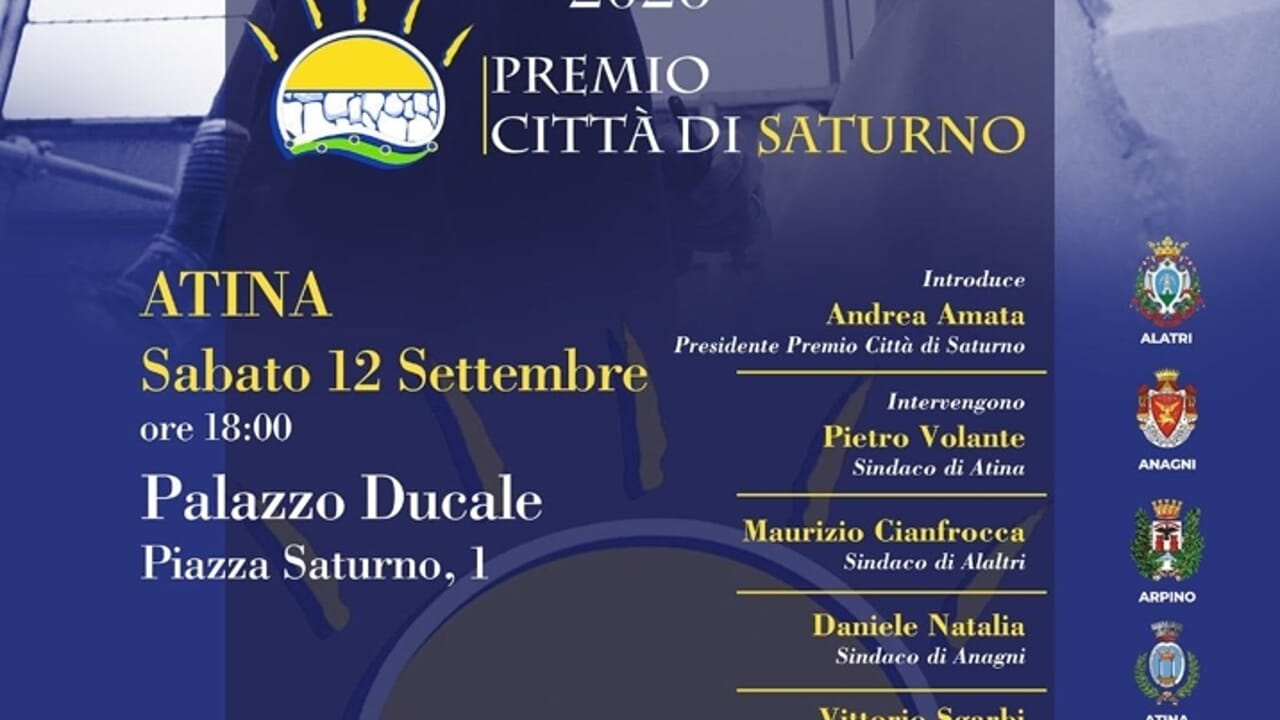 Il Premio Città di Saturno a Jago