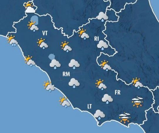Maltempo, domani allerta gialla a Latina e Frosinone: attesi rovesci e temporali