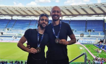 Terza medaglia d’oro per meriti sportivi ad honorem al Maestro Mario Cristofaro ed al suo atleta e coach Yuri Quaranta