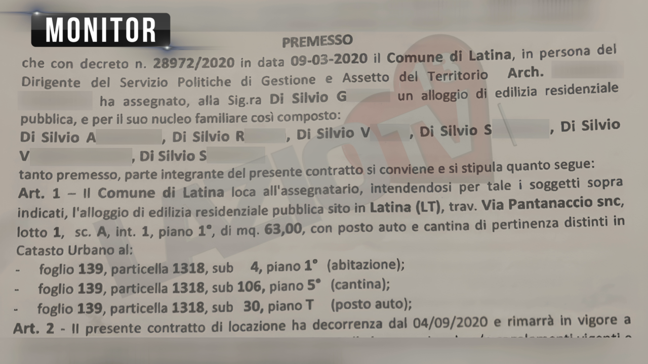 Case popolari anche ai Di Silvio, MONITOR: “Ecco il documento”. Proseguono le indagini