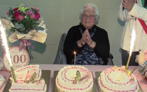 Ines Zomparelli ha festeggiato 100 anni. Una grande emozione