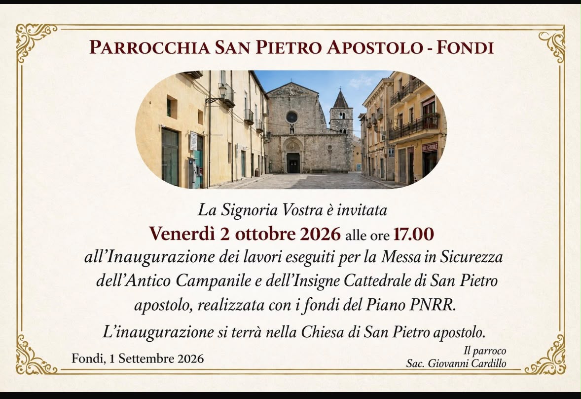 Chiesa San Pietro, inaugurazione dei lavori di restauro