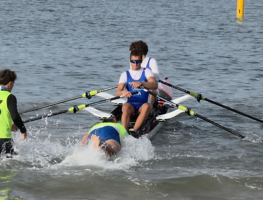 Canottaggio, Christian Candido prima medaglia internazionale U/19 nel Beach Sprint