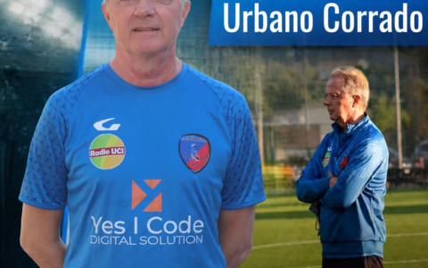Il centrocampista Dzankovic al Formia. Corrado Urbano allenatore del Belmonte Castello