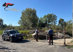 Discarica abusiva di 5mila mq in area boschiva: due denunciati
