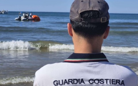 Recuperato un capodoglio sulla spiaggia a Torre Paola